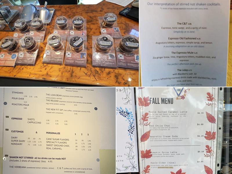 Trifecta Coffee Company Menu