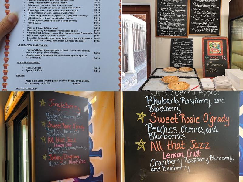 The Upper Crust Menu