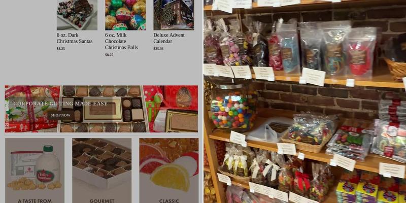 Granite State Candy Shop Menu