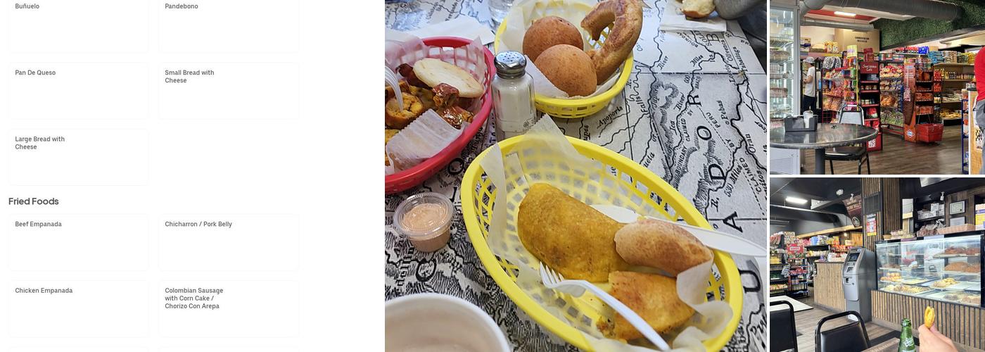 Latin Bakery & Multiservice, Inc Menu