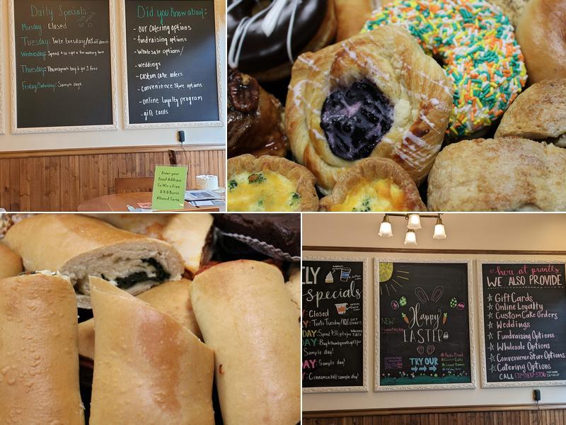 Prantl's Bakery Menu