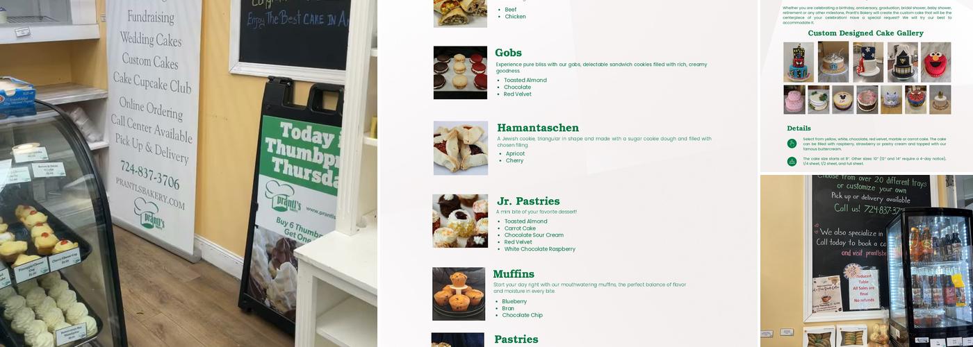 Prantl's Bakery Menu