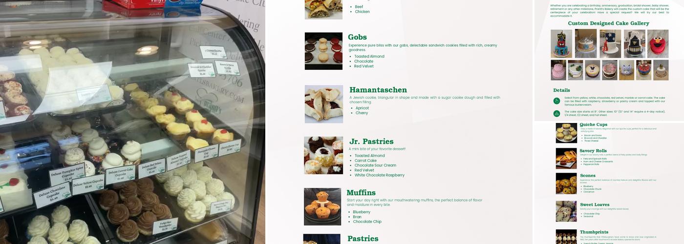 Prantl's Bakery Menu