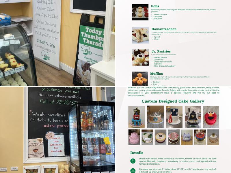 Prantl's Bakery Menu