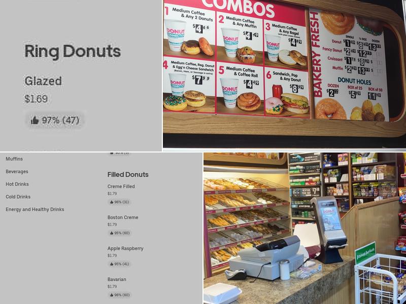Donut Connection Menu
