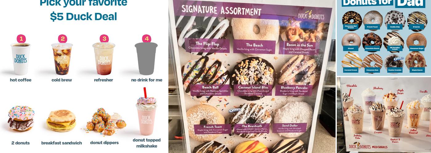 Duck Donuts Menu