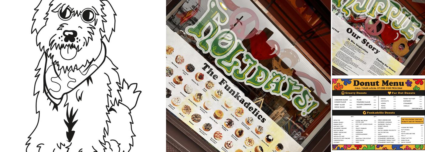 Peace, Love and Little Donuts of Wexford Menu