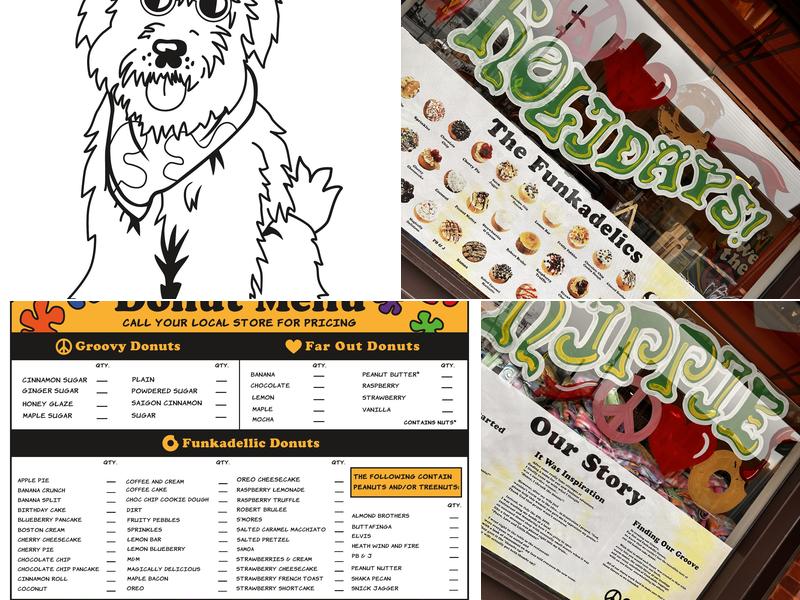 Peace, Love and Little Donuts of Wexford Menu