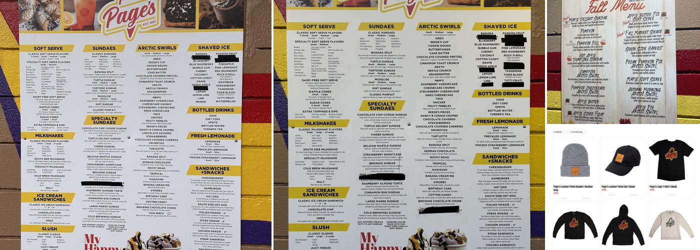 Page's Menu