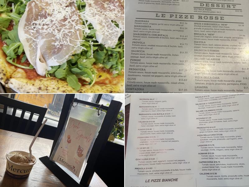 Mercurio's Shadyside Menu
