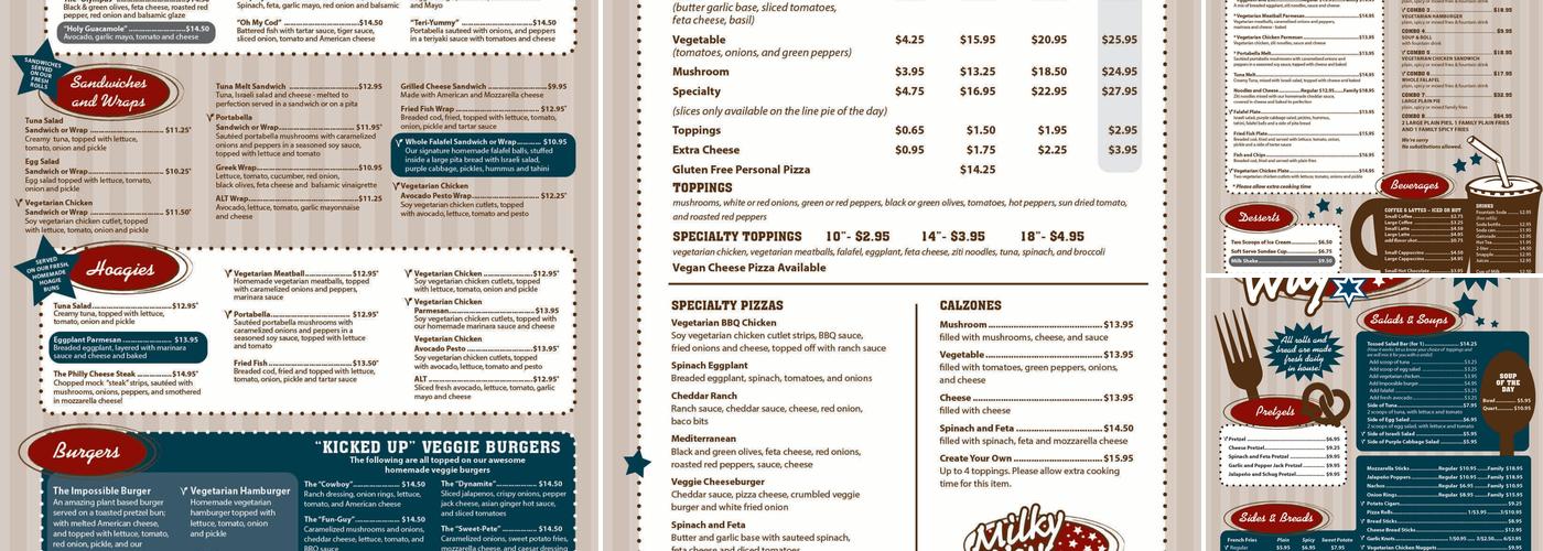 Milky Way Menu