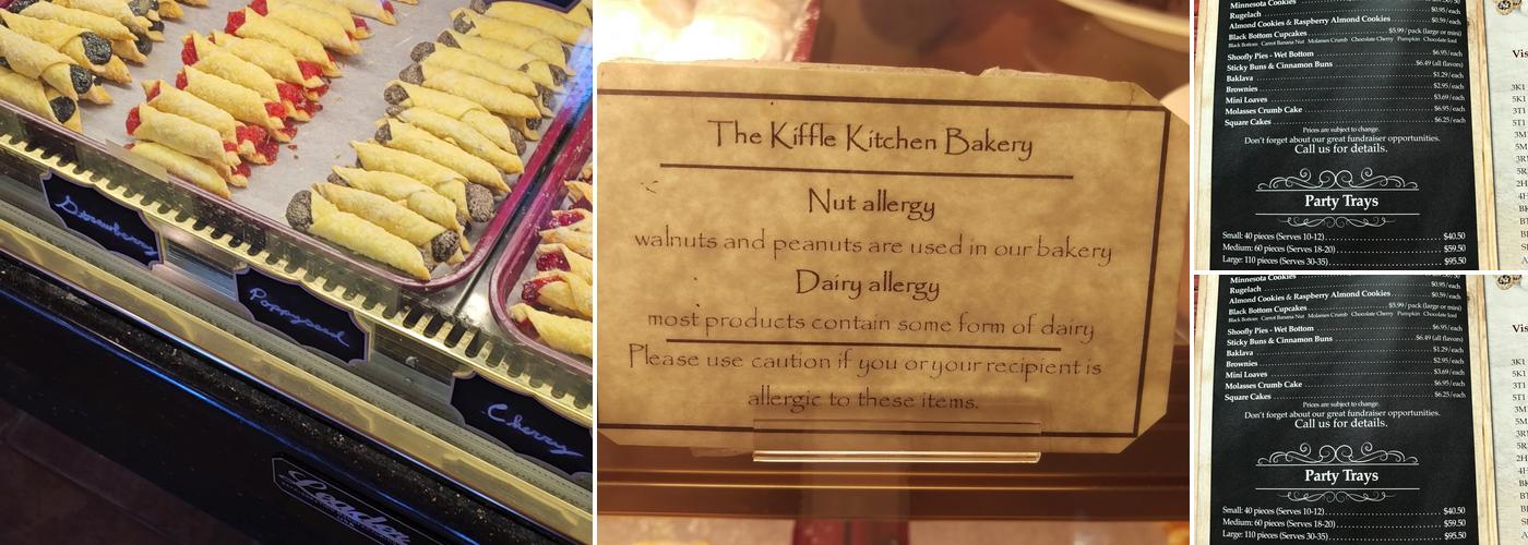 Kiffle Kitchen Bakery Menu