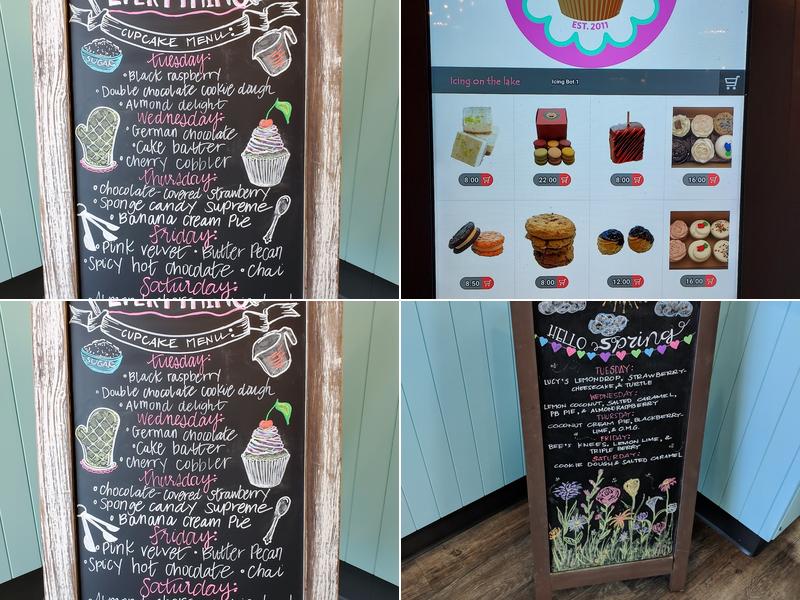 Icing on the Lake Sweet Vault Menu