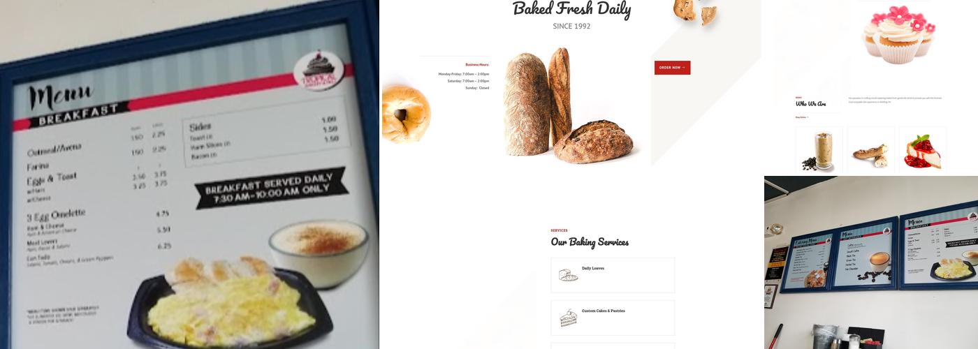 Tropical Bakery Menu
