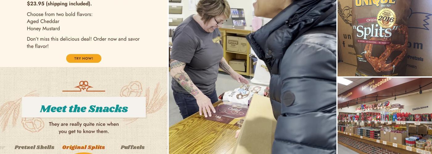 Unique Snacks Menu