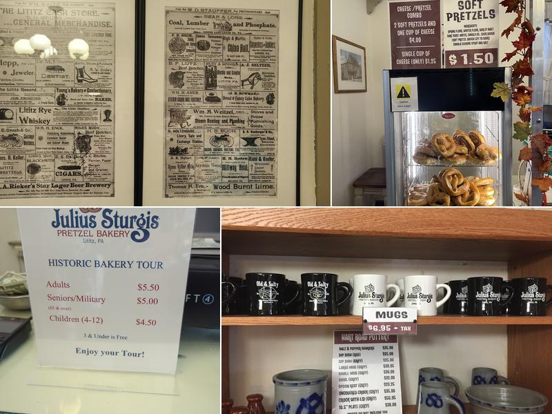 Julius Sturgis Pretzel Bakery Menu