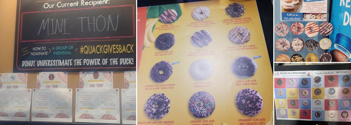 Duck Donuts Menu