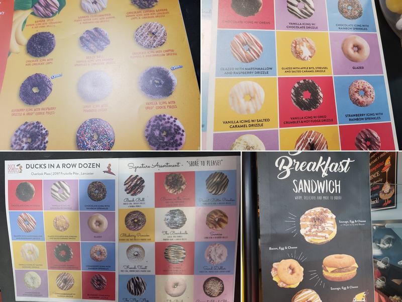 Duck Donuts Menu