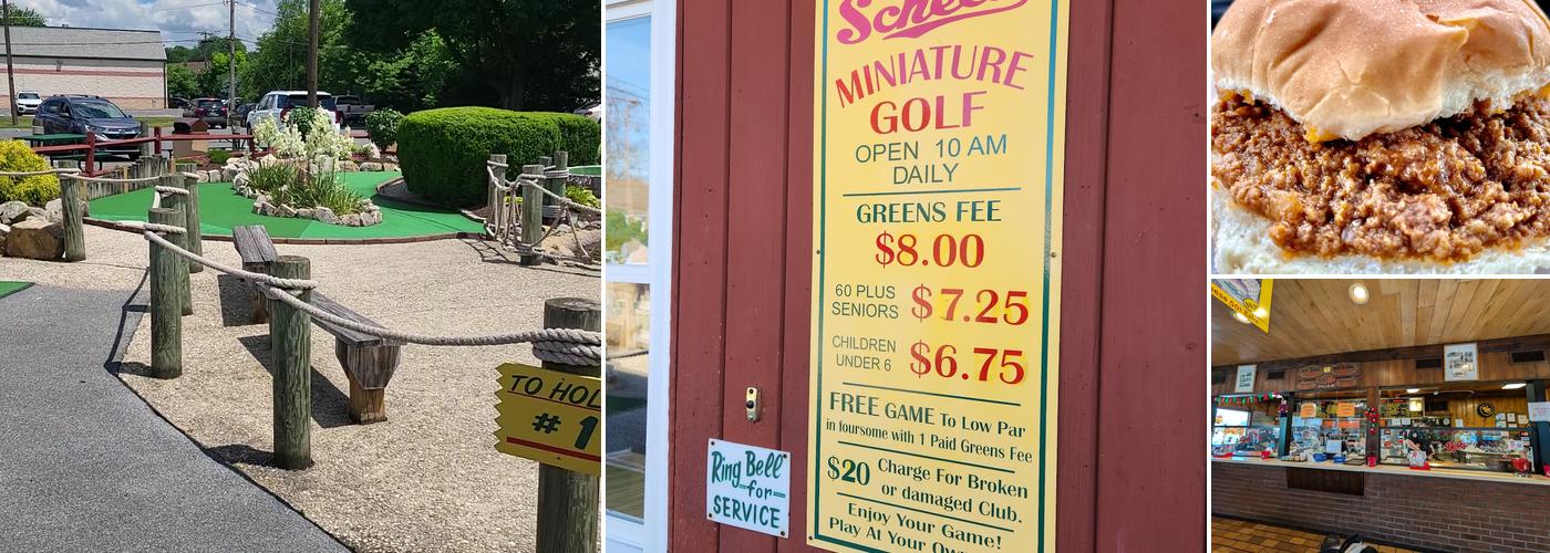 Schell's Restaurant, Dairy Swirl, & Miniature Golf Menu