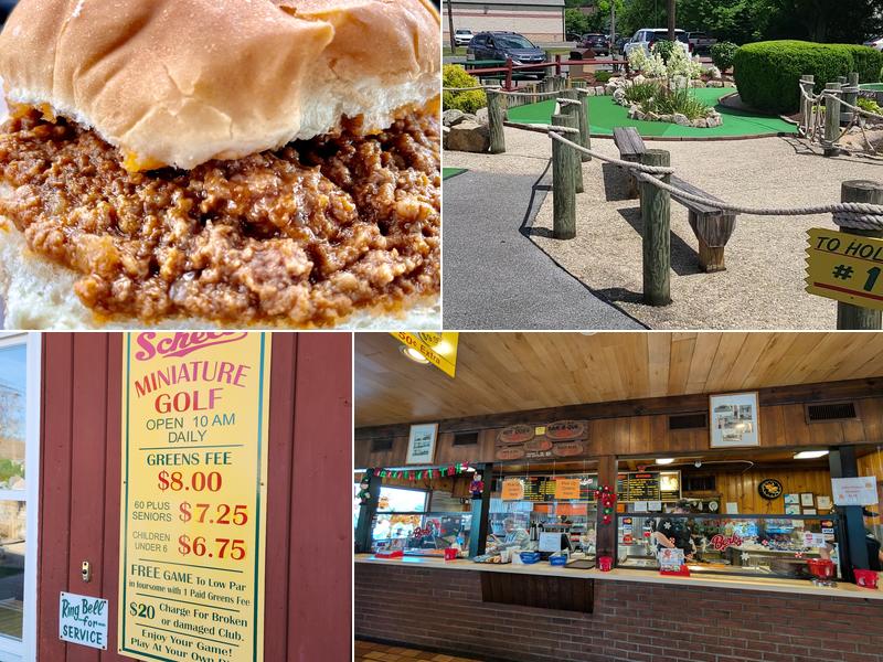 Schell's Restaurant, Dairy Swirl, & Miniature Golf Menu