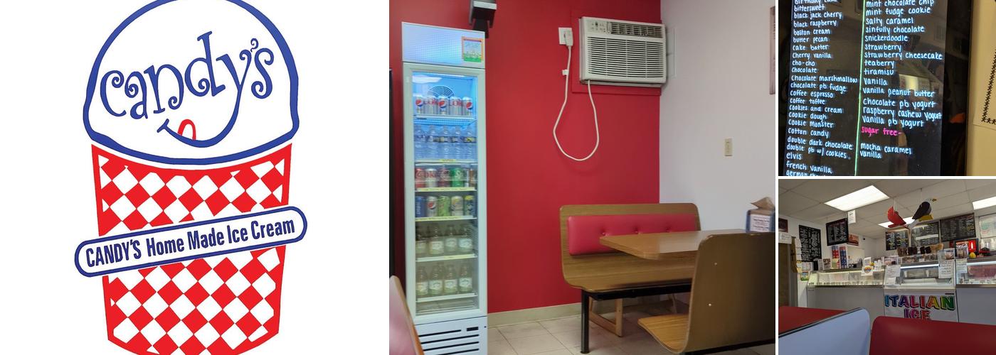 Candy's Homemade Ice Cream Menu