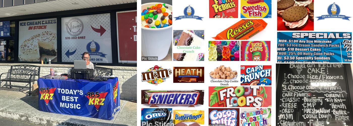 Giff’s Ice Cream Shoppe Menu