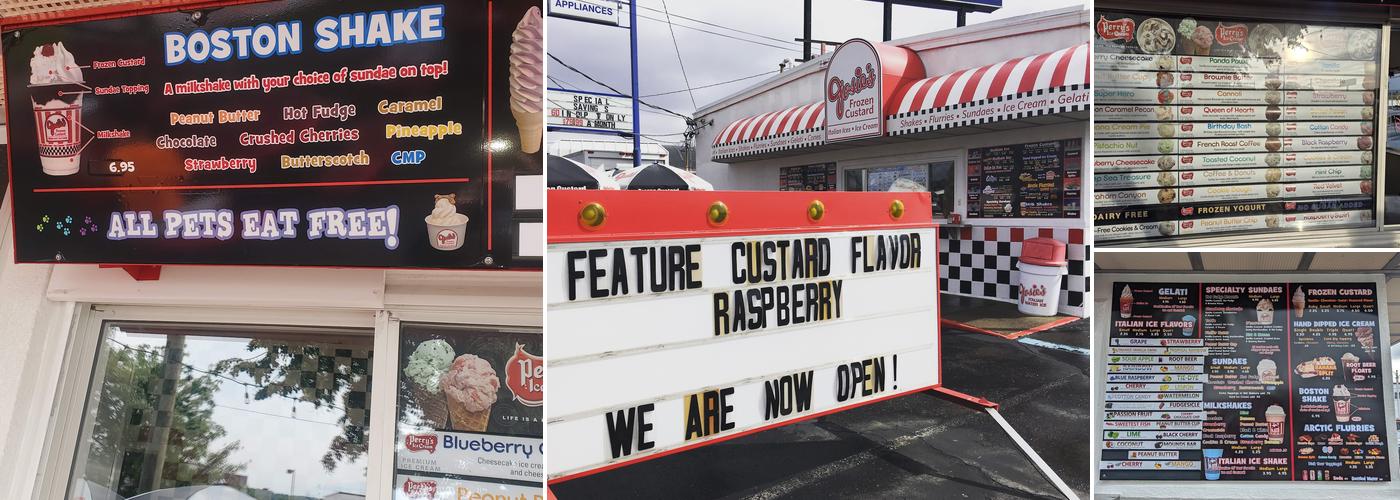 Josie’s Frozen Custard & Italian Ice Menu