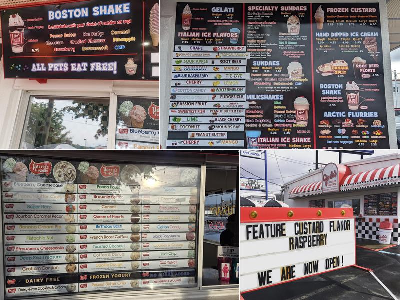 Josie’s Frozen Custard & Italian Ice Menu