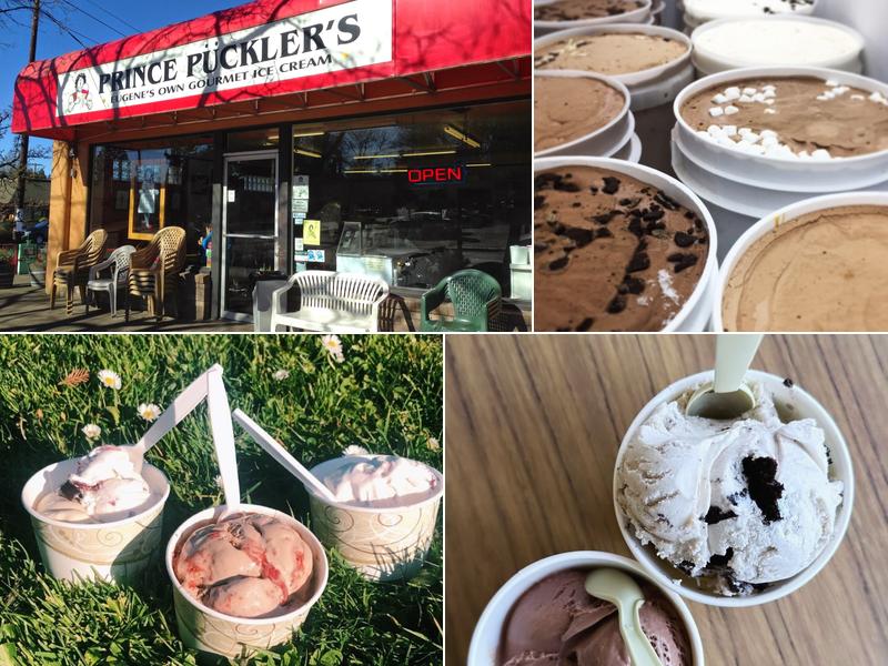 Prince Puckler's Ice Cream 1605 E 19th Ave, Eugene