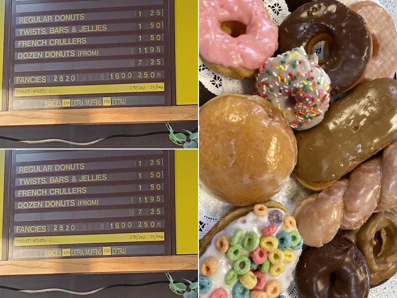 Dizzy Dean's Donuts Menu