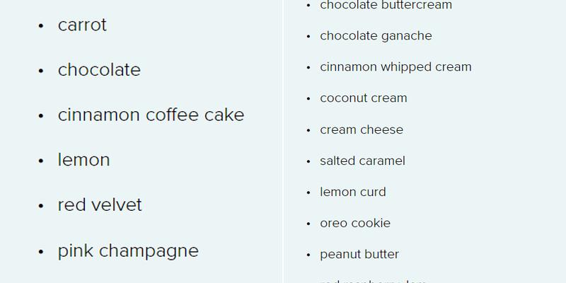 Bella Manse Menu