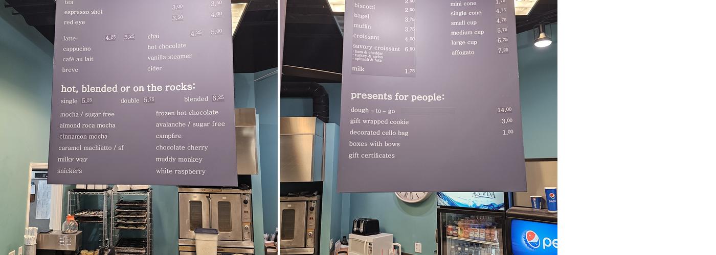 Cookie Connection Menu