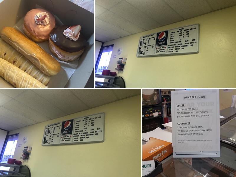 Puck's Donuts Menu