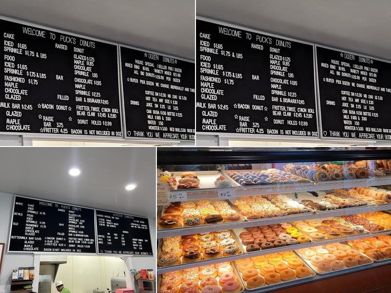 Puck's Donuts of Phoenix Menu