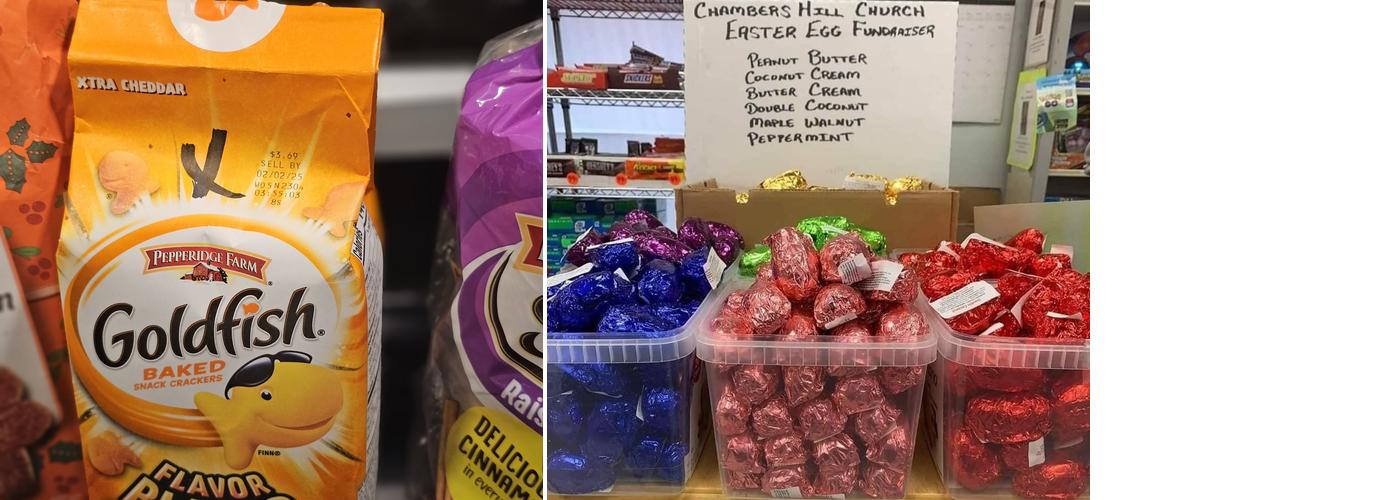 Stroehmann Thrift Store Menu