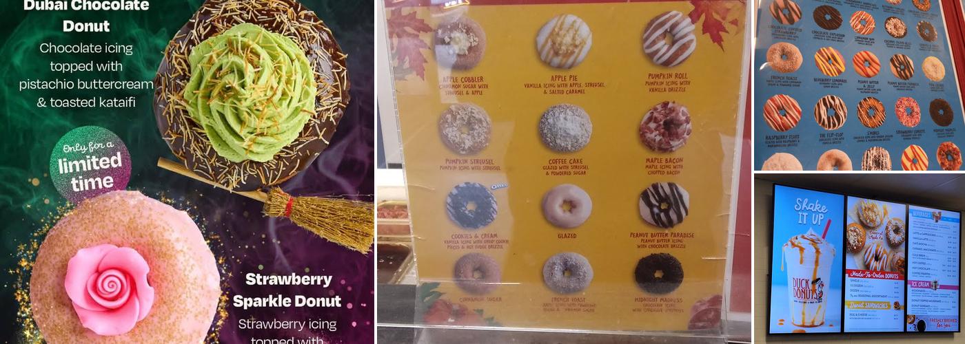 Duck Donuts Menu