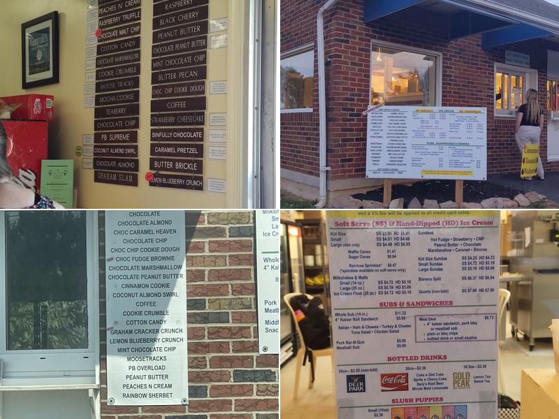 3B Ice Cream (Derry St.) Menu