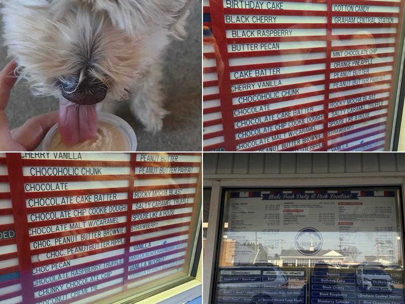 Handel's Homemade Ice Cream Menu