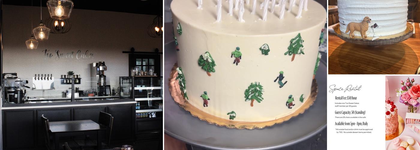 Too Sweet Cakes Menu