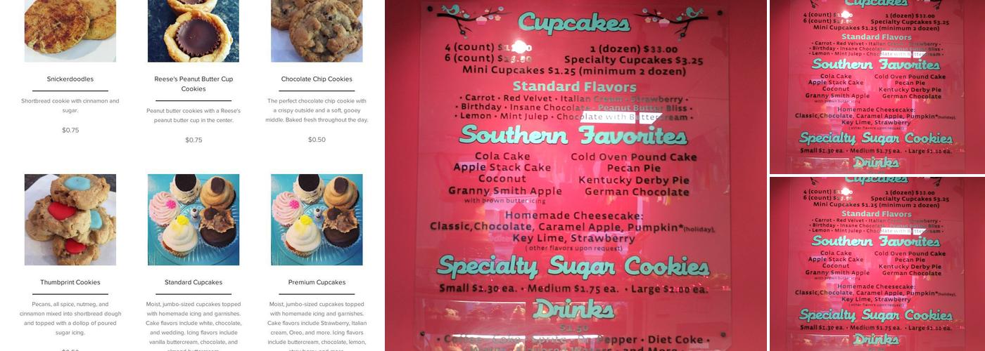 Chatta-Cakes bakery Menu