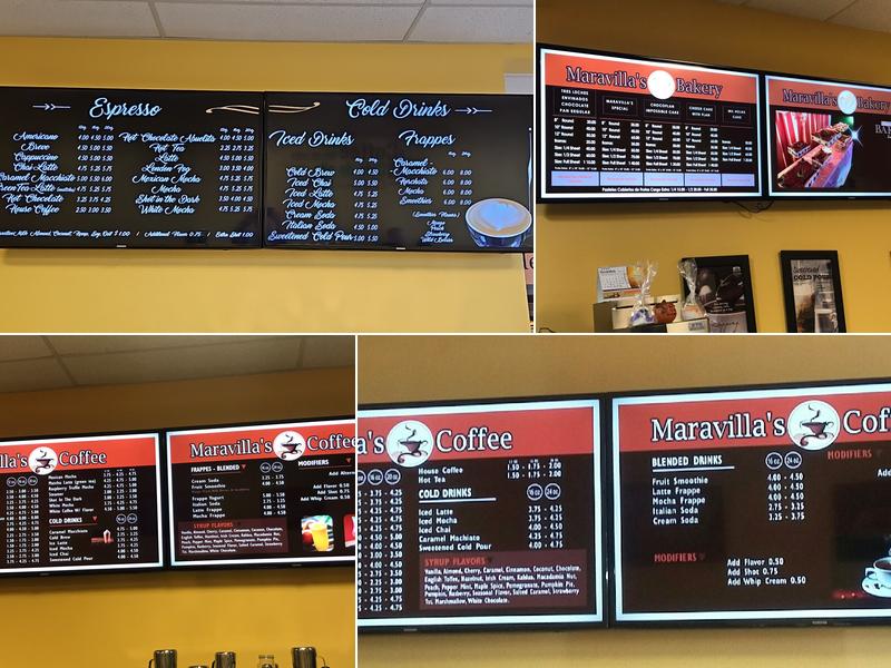 Maravilla's Bakery Menu