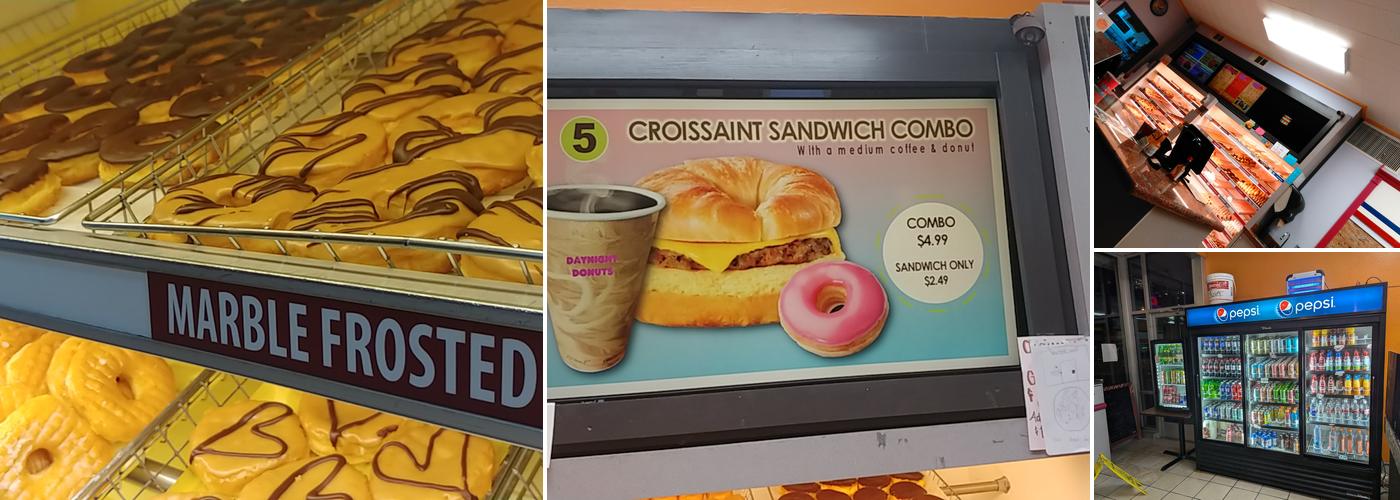 Daynight Donuts Menu