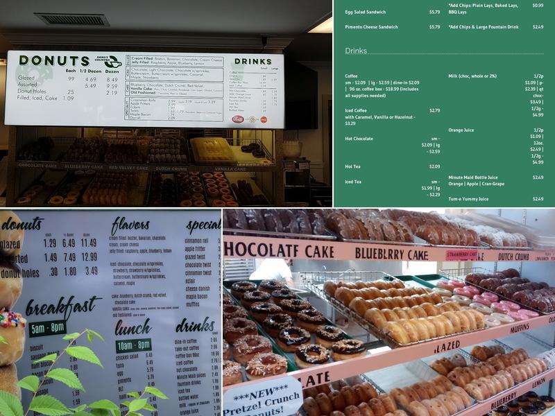 Donut Country Menu