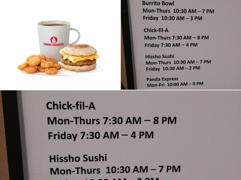 Chick-fil-A Menu