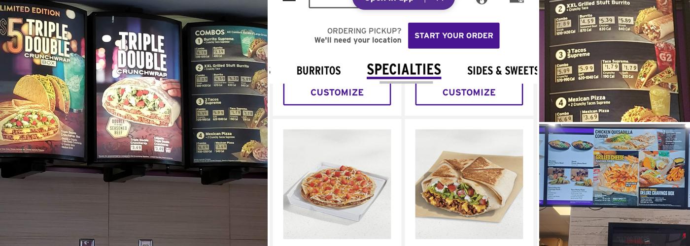 Taco Bell Menu
