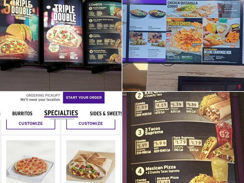 Taco Bell Menu