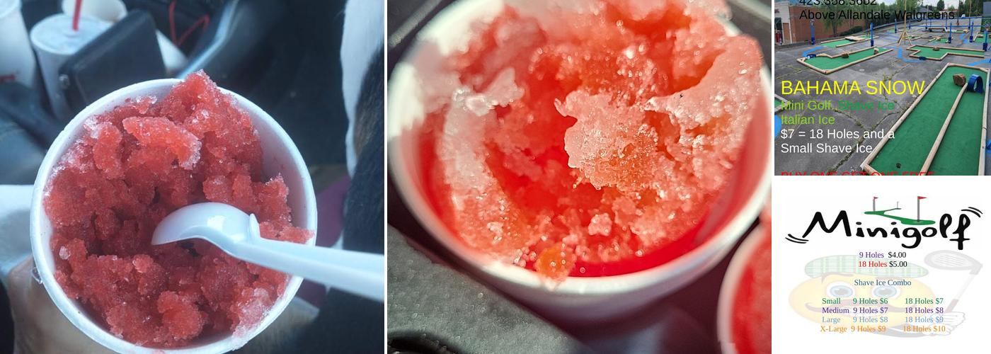Bahama Snow Shave Ice and Mini Golf