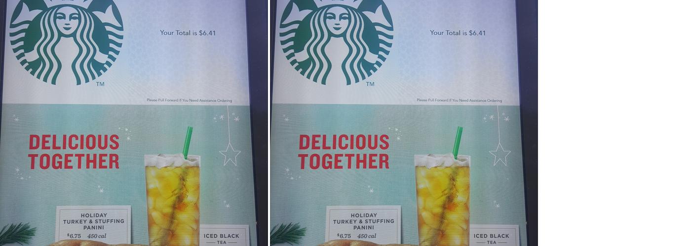 Starbucks Menu