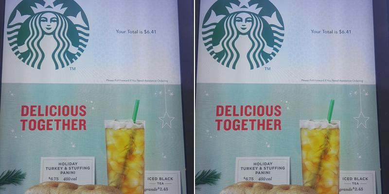 Starbucks Menu