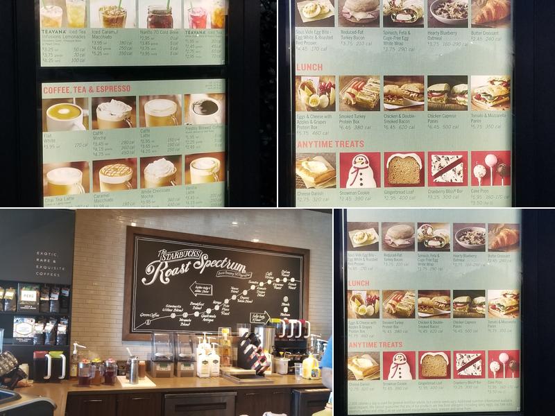 Starbucks Menu